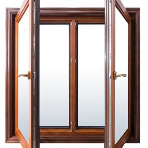 Алюминиевое окно 1350×1350 мм.